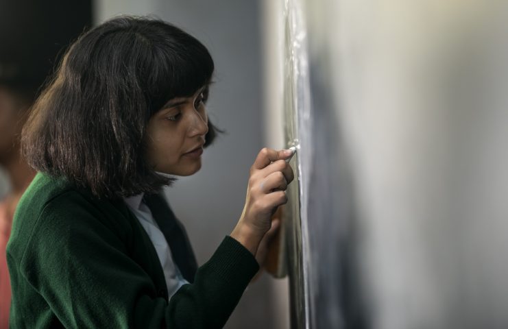 Ritwika Pal in a still from the film Kia and Cosmos